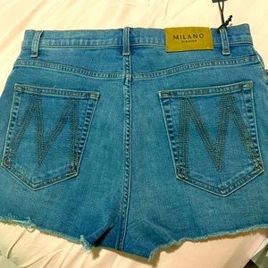 Women Milano Di Rouge Denim Shy Shorts